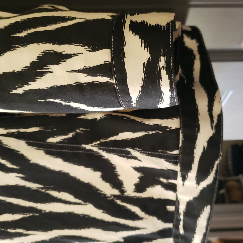 Zebra Patterned Jacket Alfred Dunner 12P - Picture 3 of 6